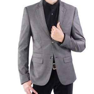 H&M Grey Suit Jacket Slim